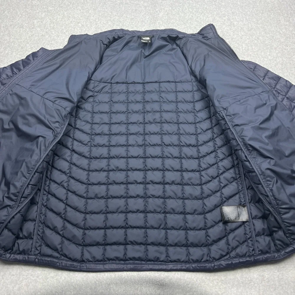 The North Face Thermoball‎ Eco Jacket Men's XL Navy Blue Quilted Full Zip Coat